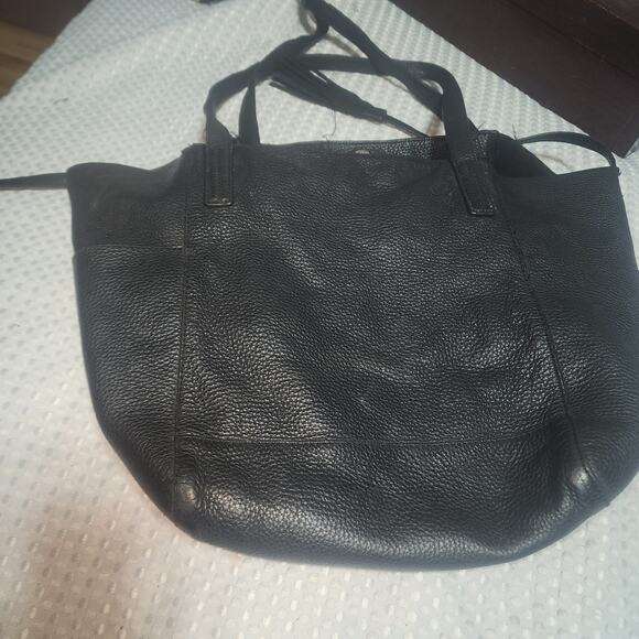 MICHAEL KORS GUC XL LEATHER BLACK ASHBERRY TOTE BAG A - Picture 6 of 8